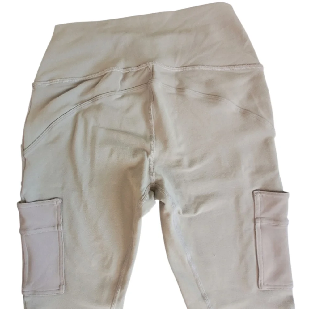 Alo High Waisted Cargo Leggins Olive Branch Size S